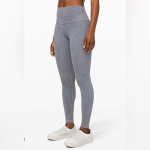 Lululemon Wunder Under High Rise Tight *Snow washed 28” Color: Washed Luna
